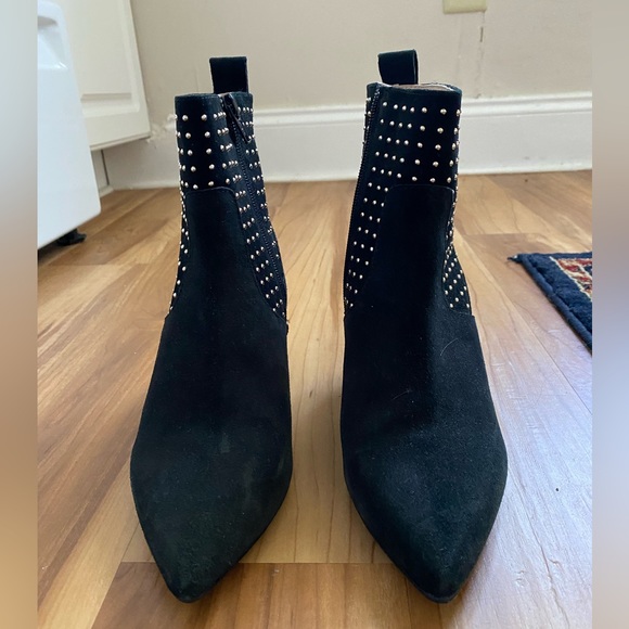 ZARA SUEDE ANKLE KITTEN HEEL BOOTS :D - Picture 2 of 16